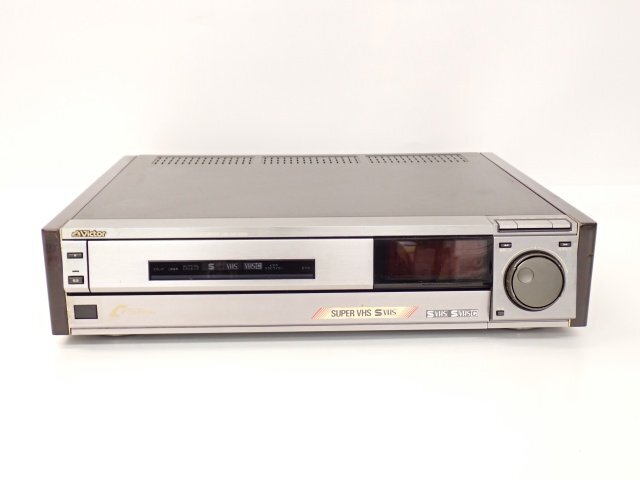 ☆ジャンク☆Victorビクター☆S-VHS/S-VHS-C コンパチ ビデオデッキ HR