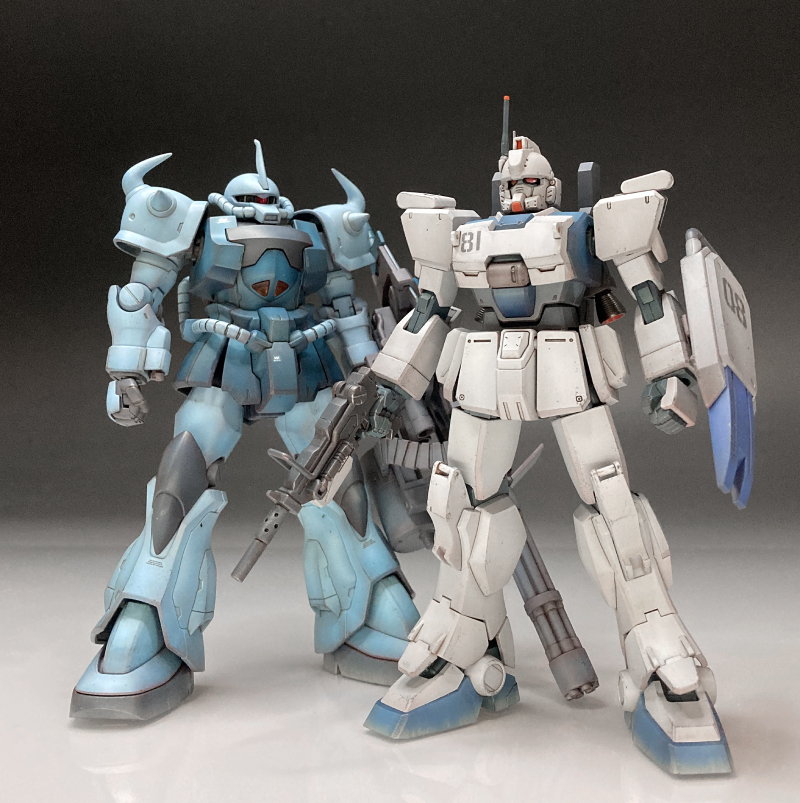 HY2M-MG 06 1/100 ガンダムEz-8 グフカスタム ゲルググ 機動戦士