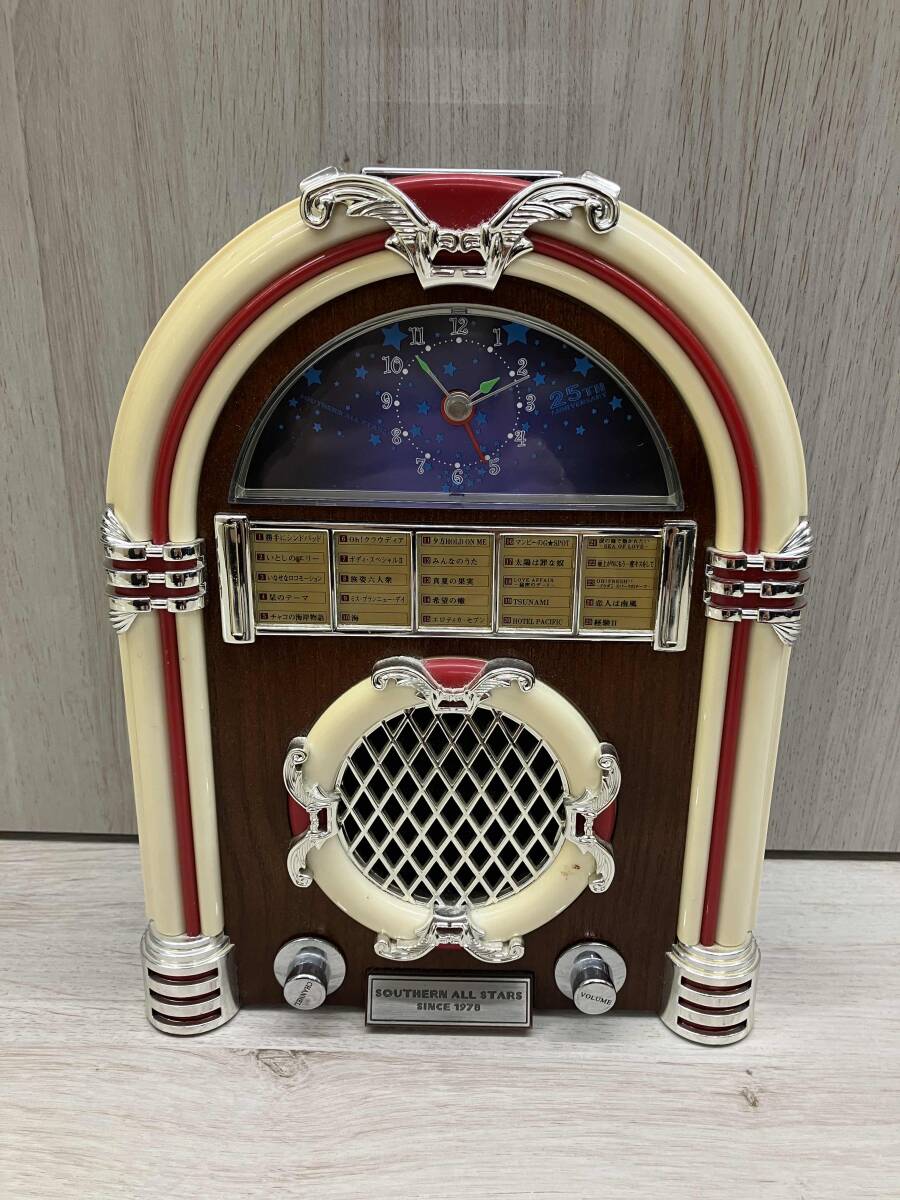 サザンの名曲が流れるオルゴール付置時計 SEIKO Musica QM707K サザンオールスターズ 桑田佳祐 メロディ5曲入