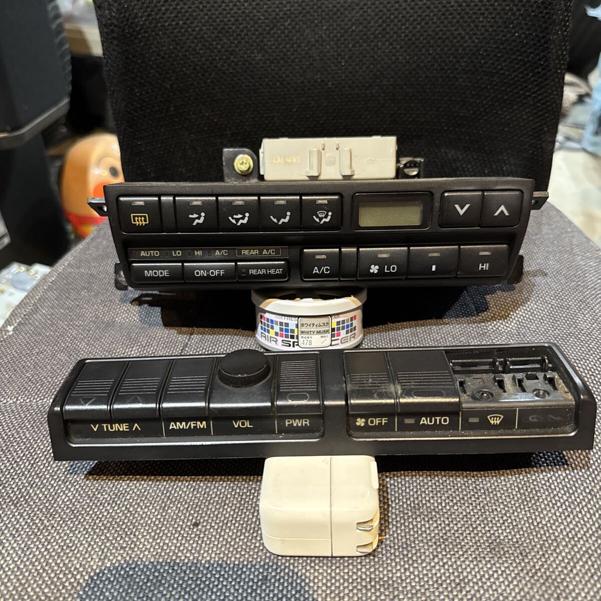 アコード CL7 ユーロR K20A/6MT用純正エアコンパネルスイッチ+