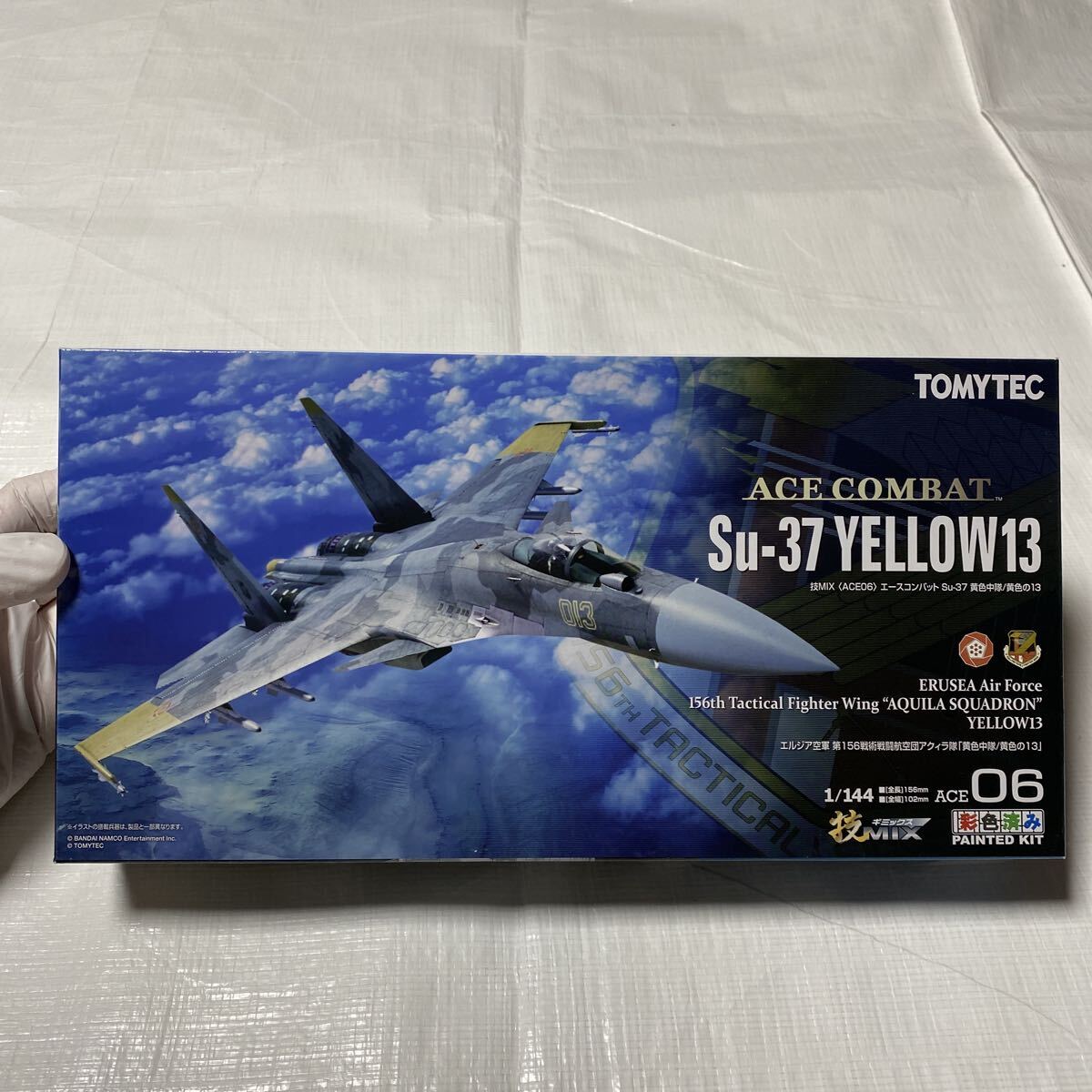 中古 組立済 1/144 技MIX エースコンバット Su-37 YELLOW13 黄色の13
