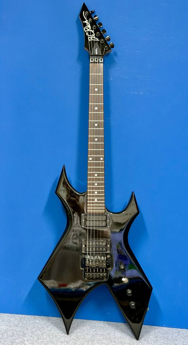 希少カラー Fernandes WARLOCK ワーロック リバースヘッド 超希少 B.C.Rich WARLOCK エレキベース スルーネック 木目 リバース
