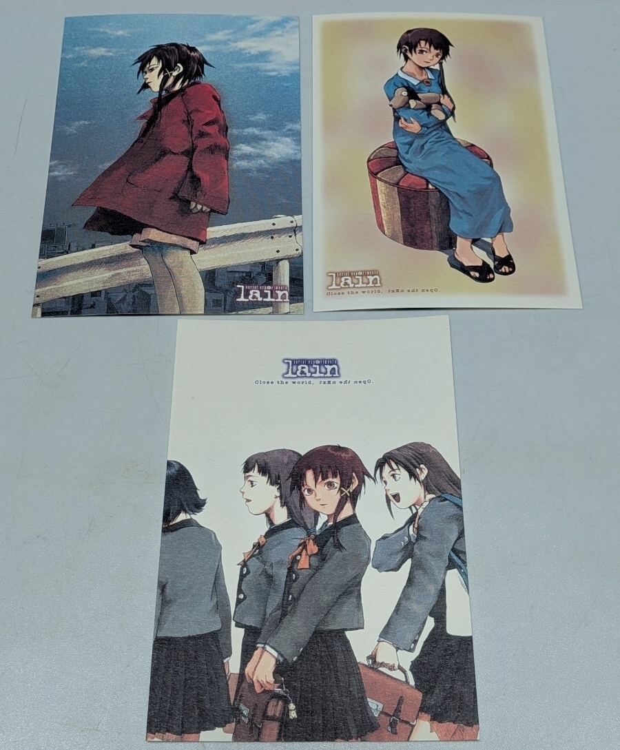 LD serial experiments lain 全5巻セット(vol.3初回特典BOX付)、VHS