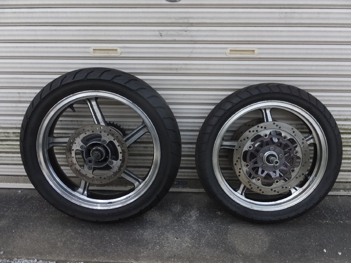 カワサキ ゼファー750RS ZEPHYR750RS 純正 スポーク ホイール 前後
