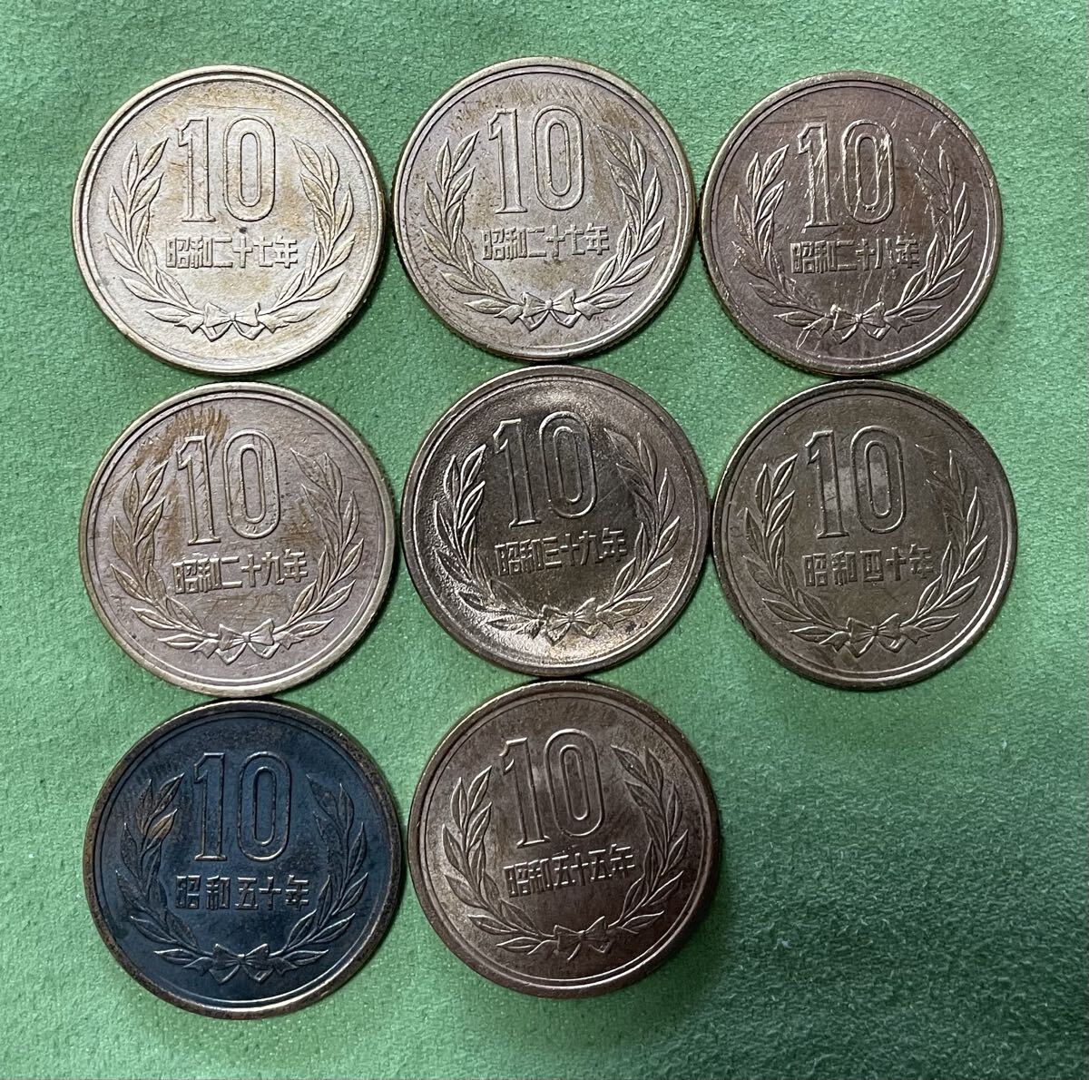 ぎざじゅう　希少 たくぎん ロール貨(棒金) 1本(昭和29年✕50枚) 傷や汚れあり】棒金 ロール 十円硬貨 ギザ十 10円硬貨 昭和29年 ギザ10