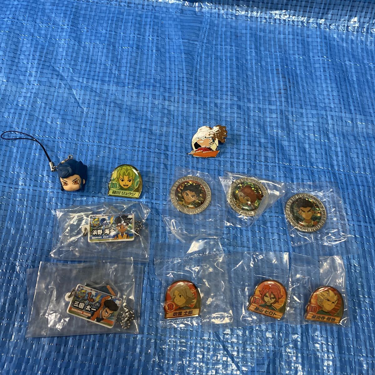 新品】イナズマイレブン メタル根付 ストラップ オーガ まとめてセット