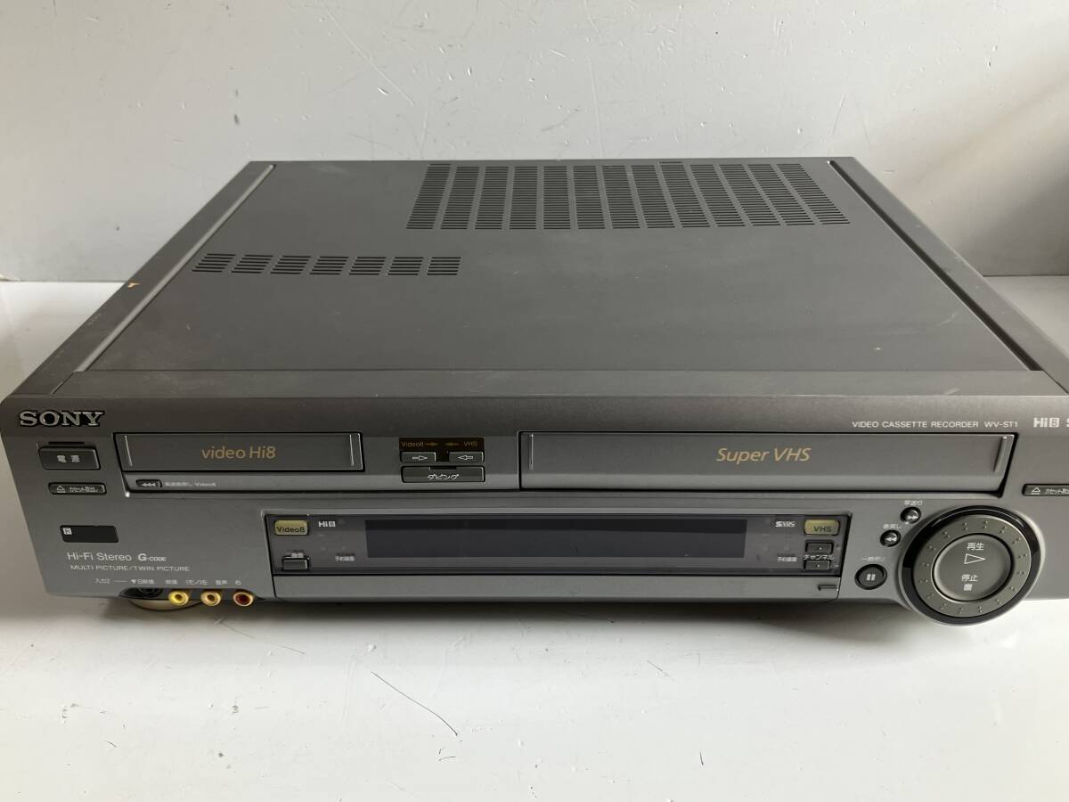 中古】SHARP シャープ S-VHS ビデオデッキ VC-ES20B 1999年製 通電OK