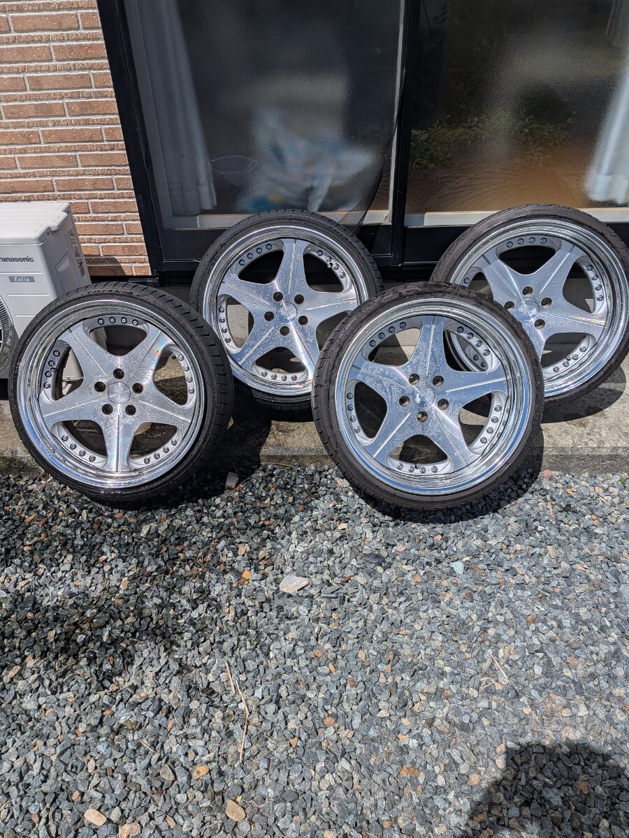 J0208 中古 レオンハルト BUGEL ビューゲル 19インチ ホイール 9J 10J