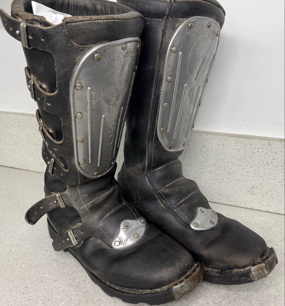 中古】◇ビンテージ モトクロス オフロード ブーツ◇alpinestars hi