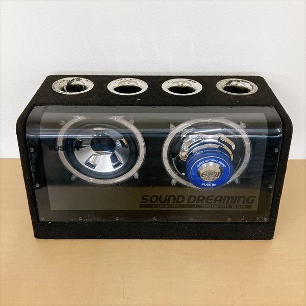 中古】FUSION ウーファーBOX 音連動 ブルーLED FSNWX5L 美品の落札情報