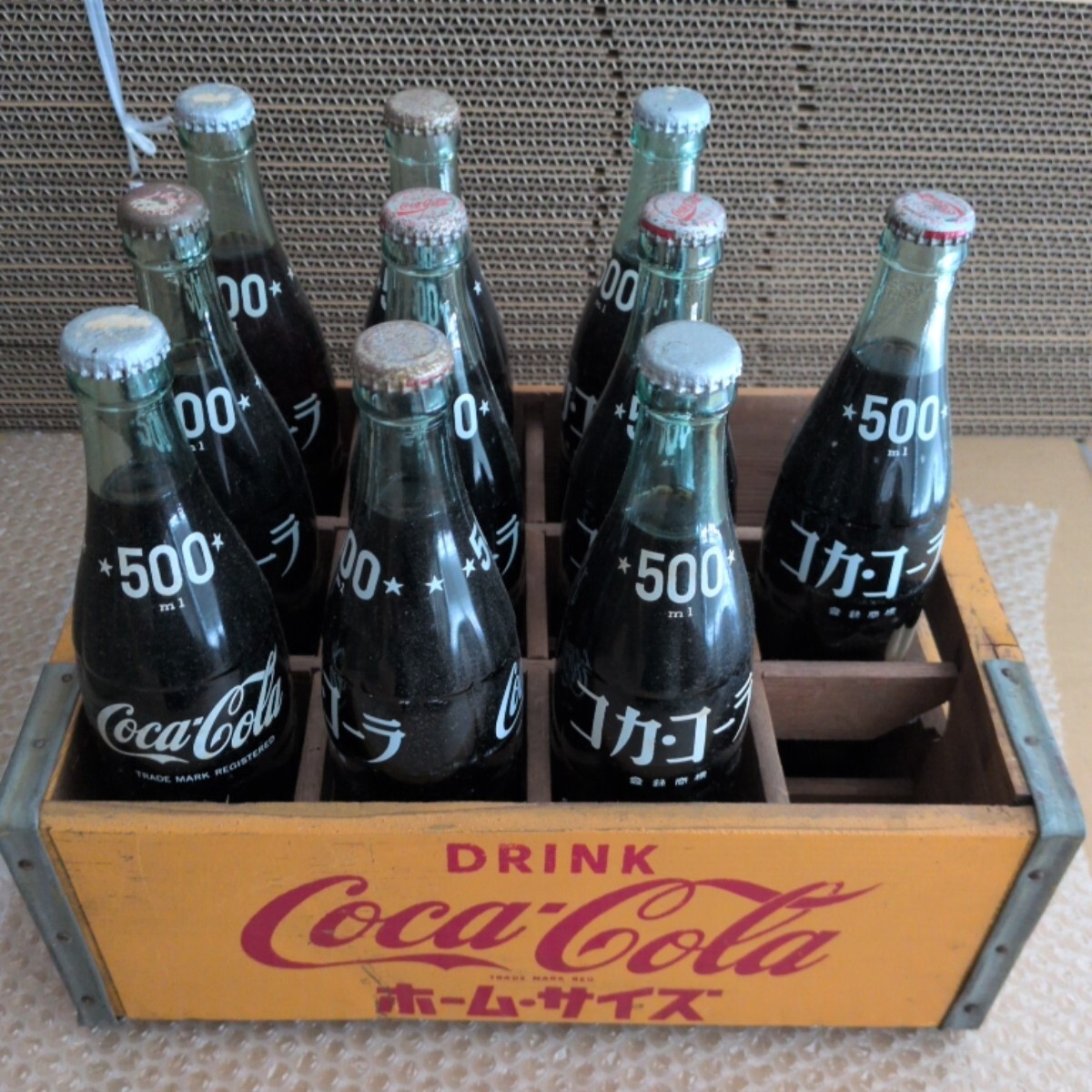 当時物 未開栓 レトロ ファンタ FANTA 10本 コカコーラ コンテナセット 中古】昭和レトロ 未開栓 未開封 Fanta ファンタ 500ml 2本セット 王冠