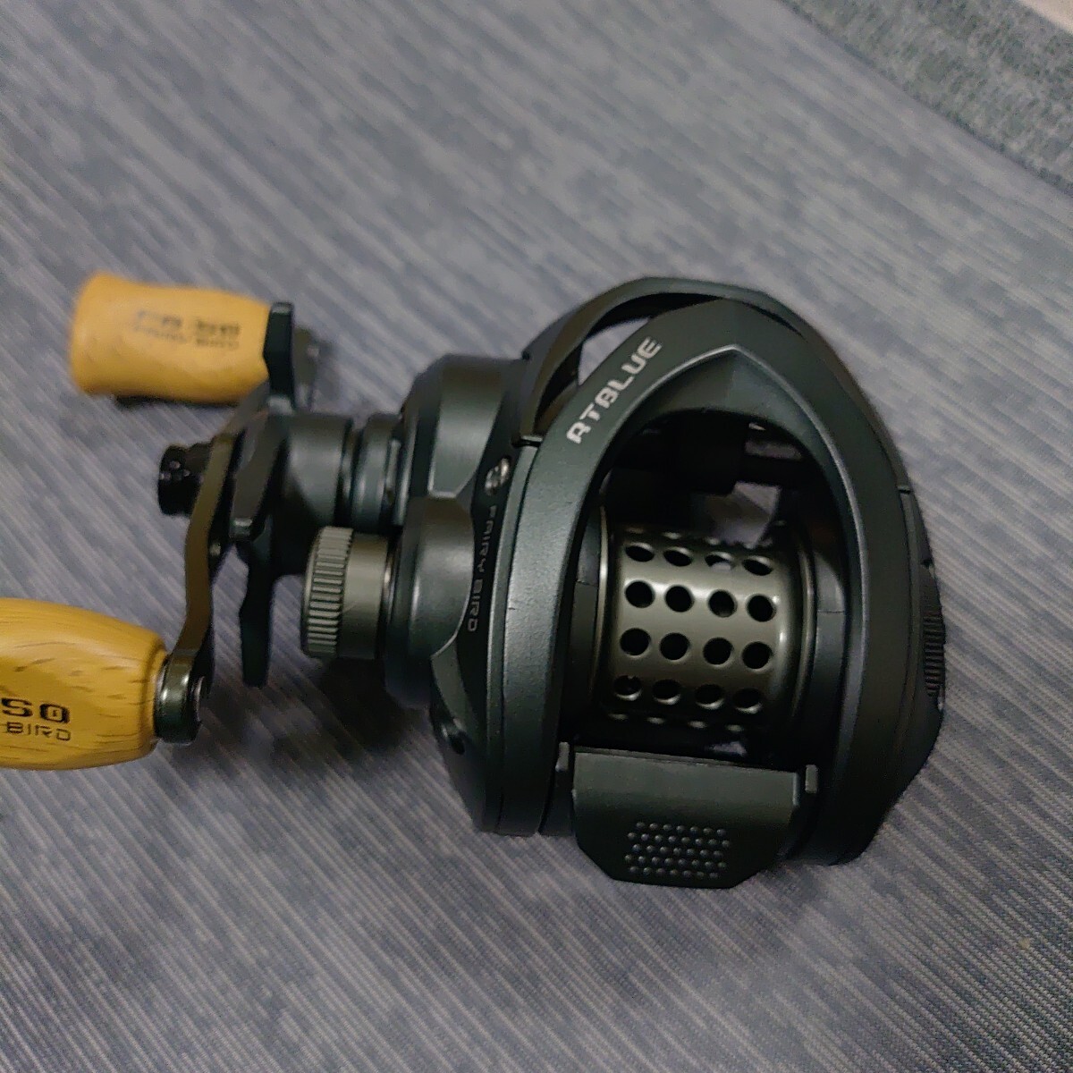 新品】DKS51 左巻き 丸型ベイトリール ベイトフィネスリール シャロー