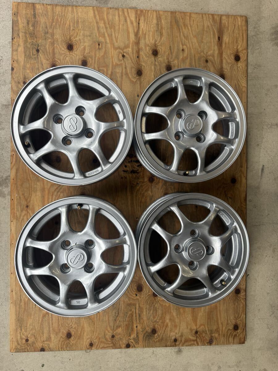 中古】ENKEI RPF1RS(SBCカラー) 訳あり4本セット！ 8J 28 PCD100 4穴