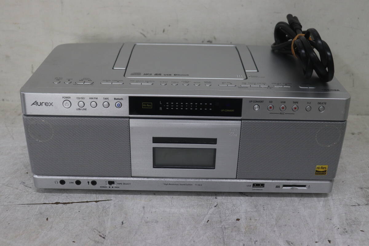 □TOSHIBA 東芝 Aurex CDラジカセ RT-CDW88X 状態まずまず良好 現状