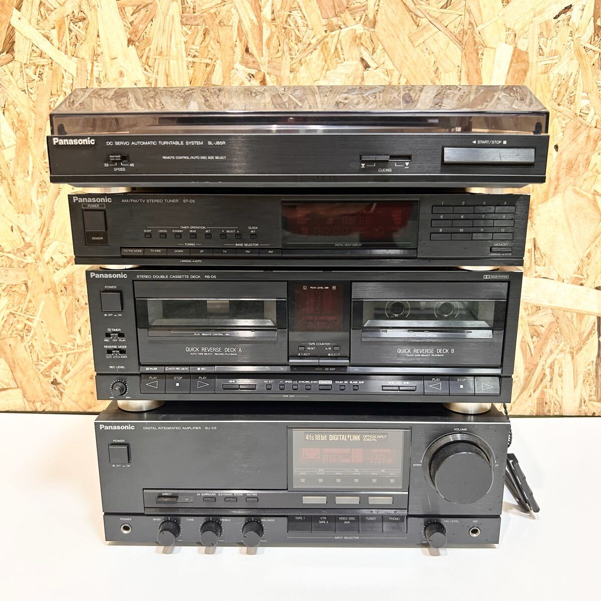 やや傷や汚れあり】QAZ9955☆Victor ビクター KD-D1 カセットデッキ T