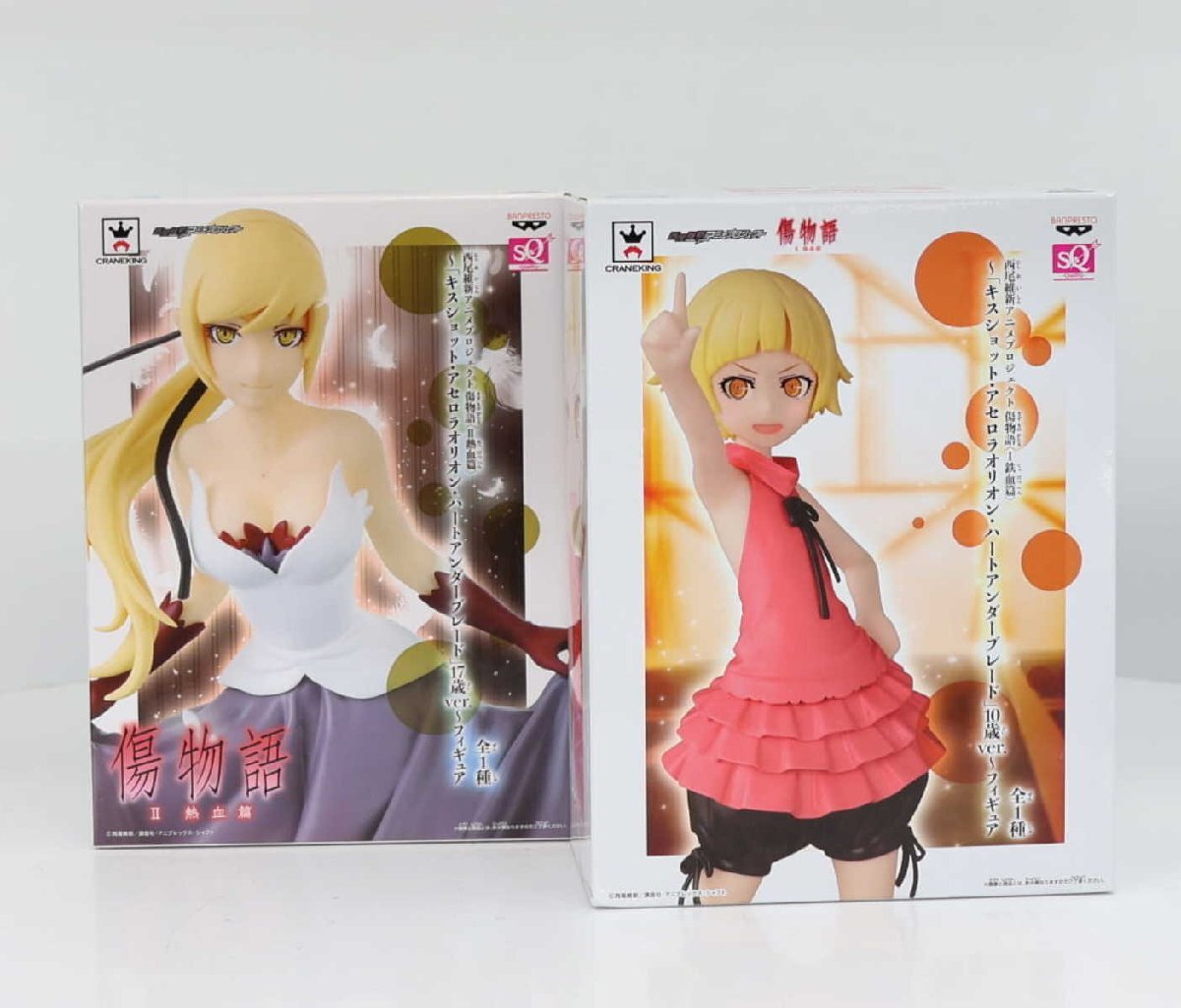 新品】新品□キスショット 17歳ver. フィギュア 忍野忍 西尾維新 傷