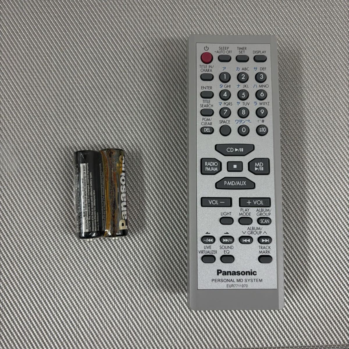 Y10-33 ◇中古◇Panasonic パナソニック◇パーソナルMDシステム RX