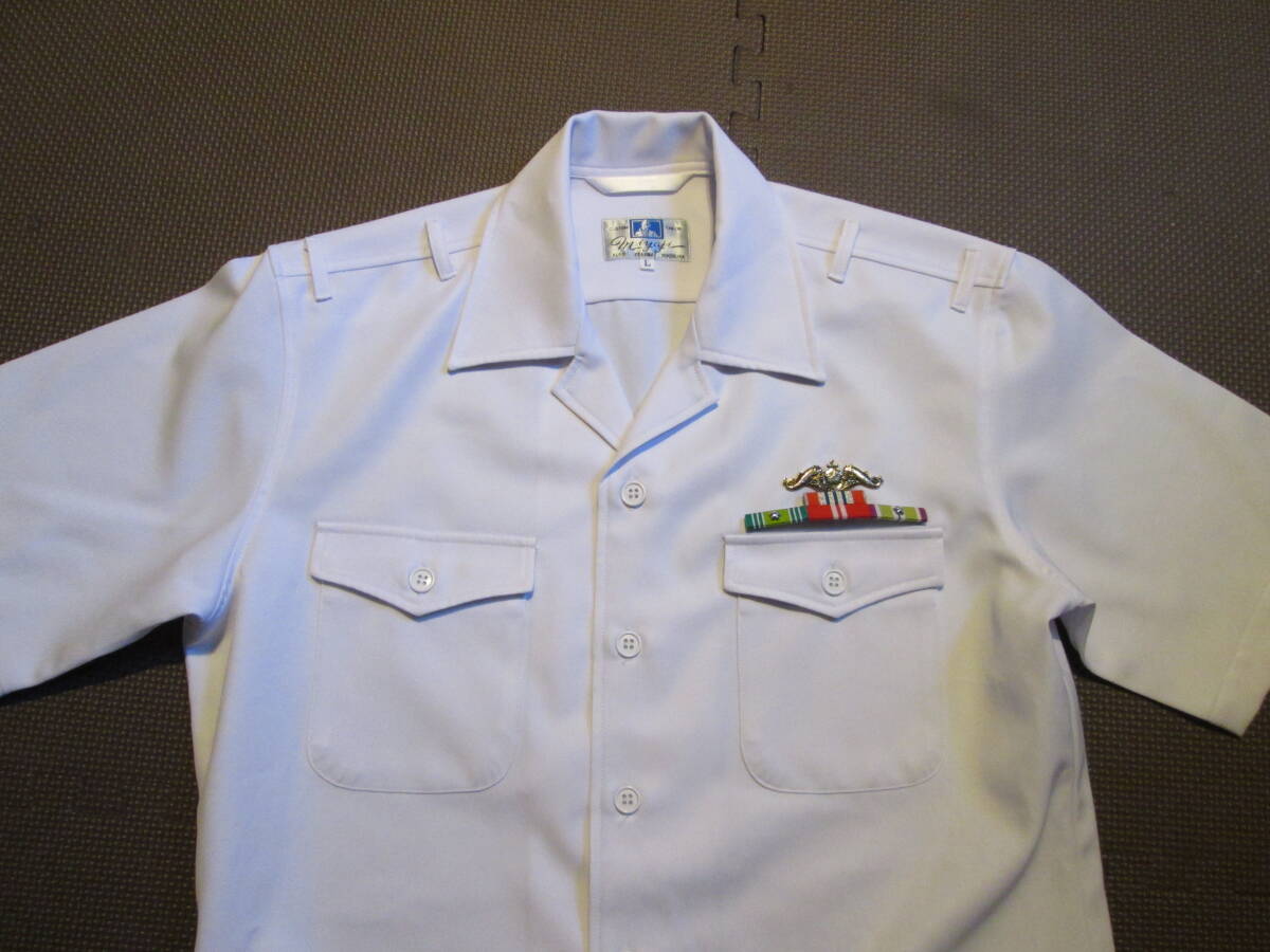 送料無料】海上自衛隊 第3種夏制服上下 宮地洋服店 中古 海自略衣の