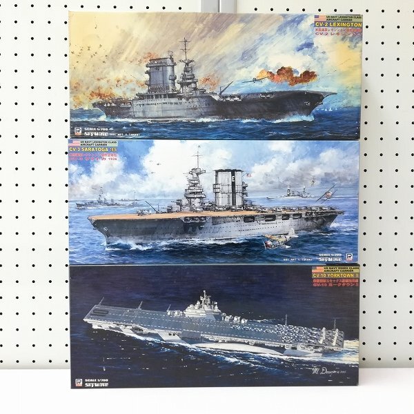 新品】 1/350スケールアメリカ海軍CV-10 ヨークタウン完成品の落札情報