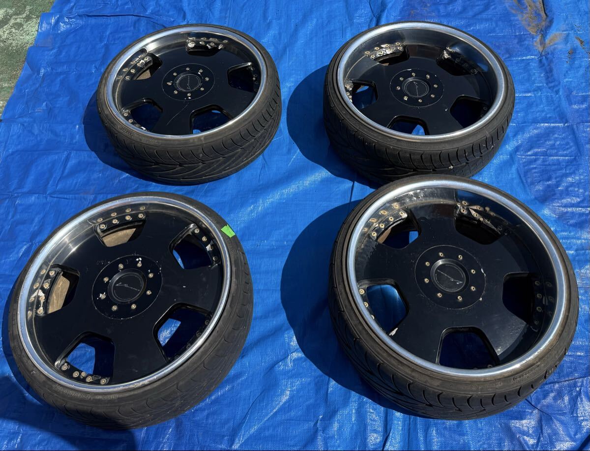 中古】18インチ☆SSR☆ビエナ☆深リム☆ディッシュ☆PCD100☆4H/5H