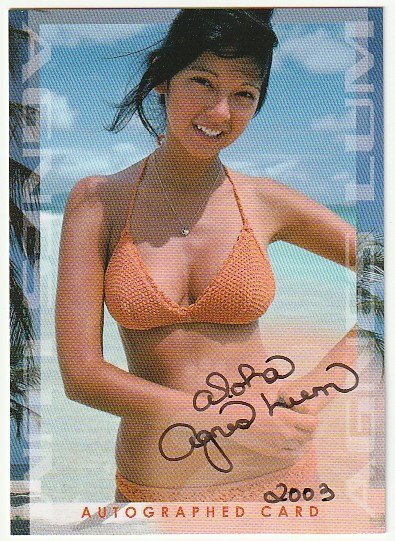 傷や汚れあり】【B1横長ポスター】アグネス・ラム レインボー 東京靴下