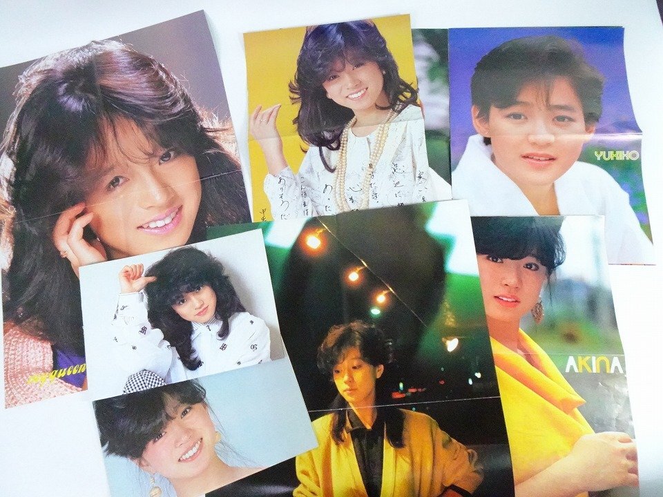 新品】B2 サイズ【 中森明菜 】 等身大 風 大判 ポスター 【即日発送