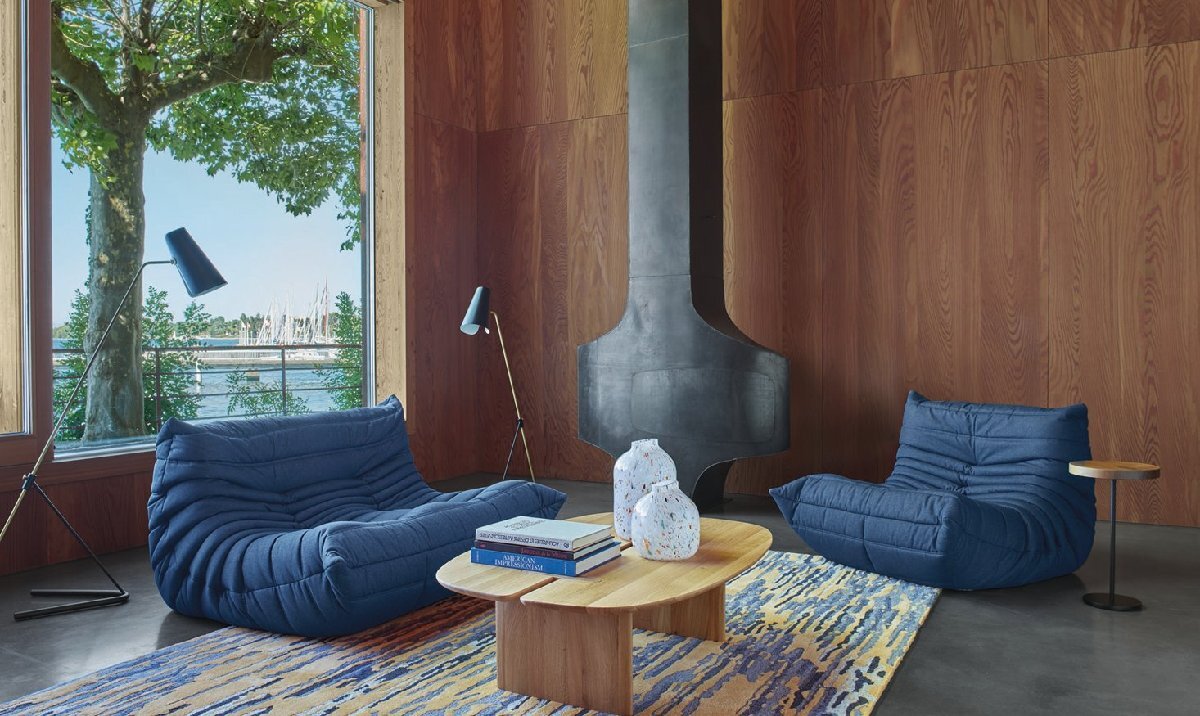 中古】□展示品□ligne roset/リーンロゼ□PLOUM/プルム□プチ2Pソファ