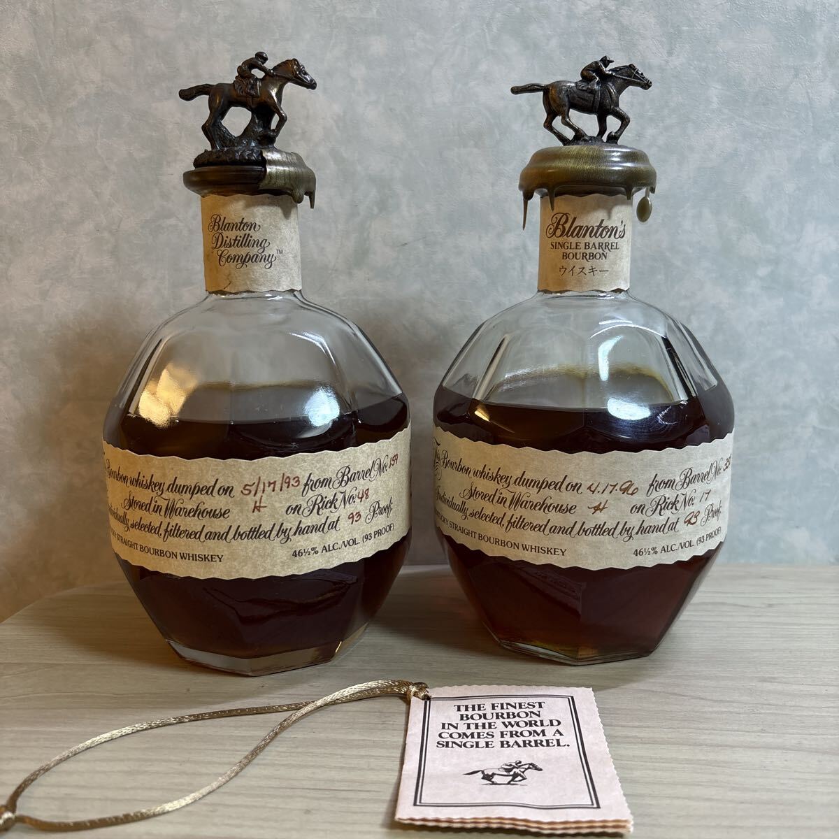 新品】M 未開栓 ブラントン シングルバレル バーボン ウイスキー 馬
