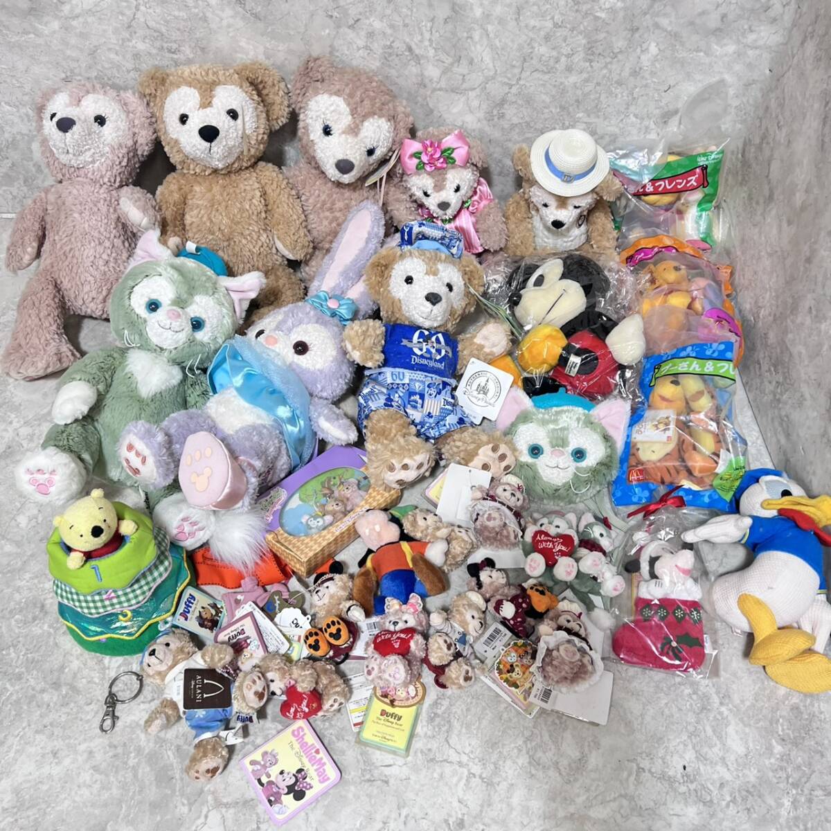 新品】N51743R ダッフィーたちのかくれんぼ ぬいぐるみバッジ シェリー