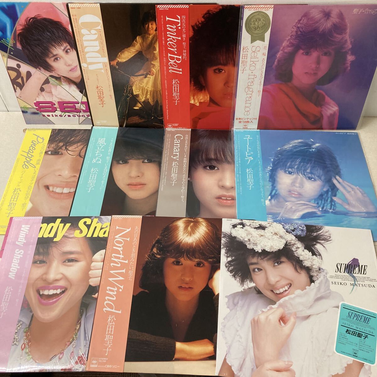 LPレコード 松田聖子 North Wind デビュー2枚目のアルバム 全10曲、美