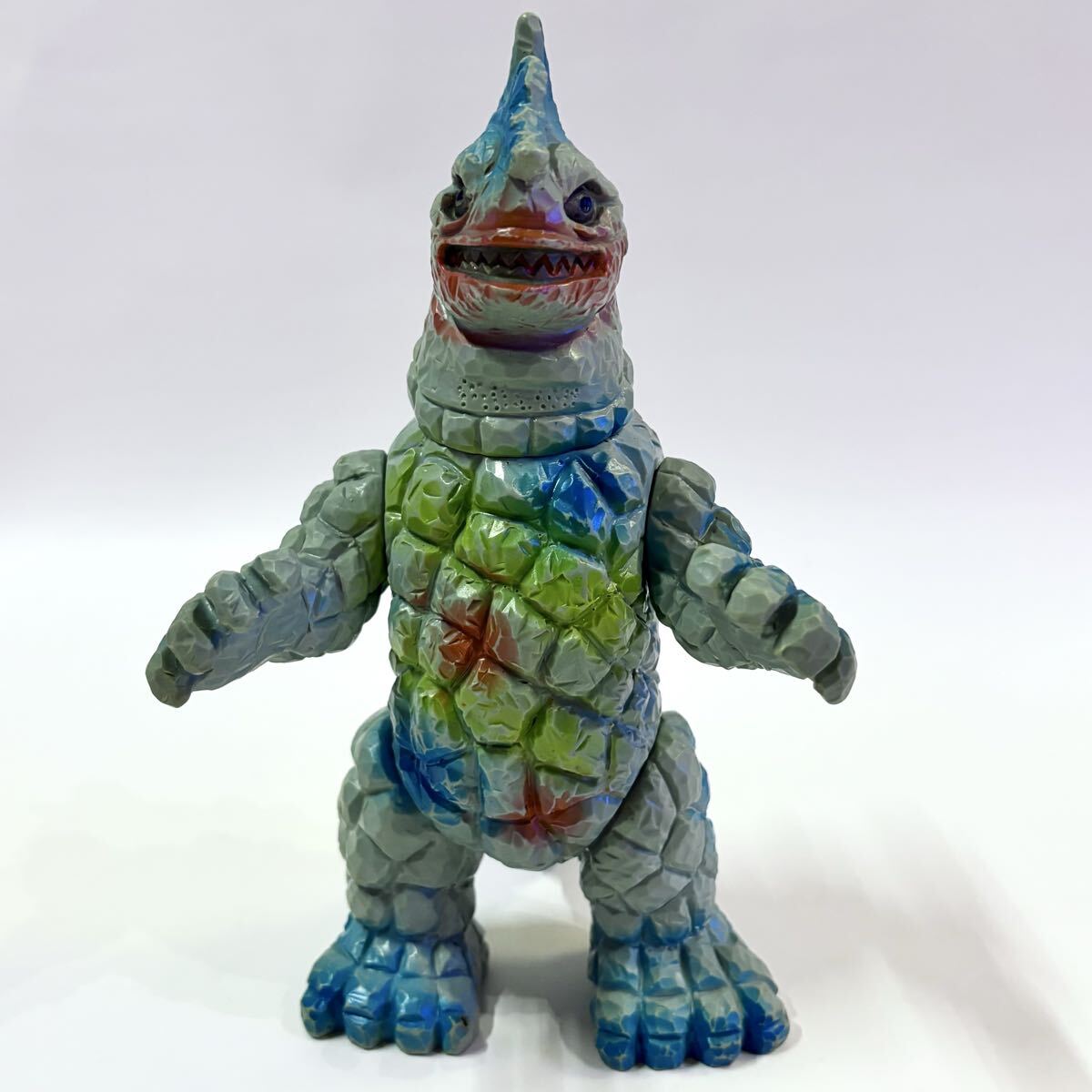 ◇当時物！珍色 蓄光 ブルマァク ゴルパゴス◇マルサン 怪獣 ソフビ