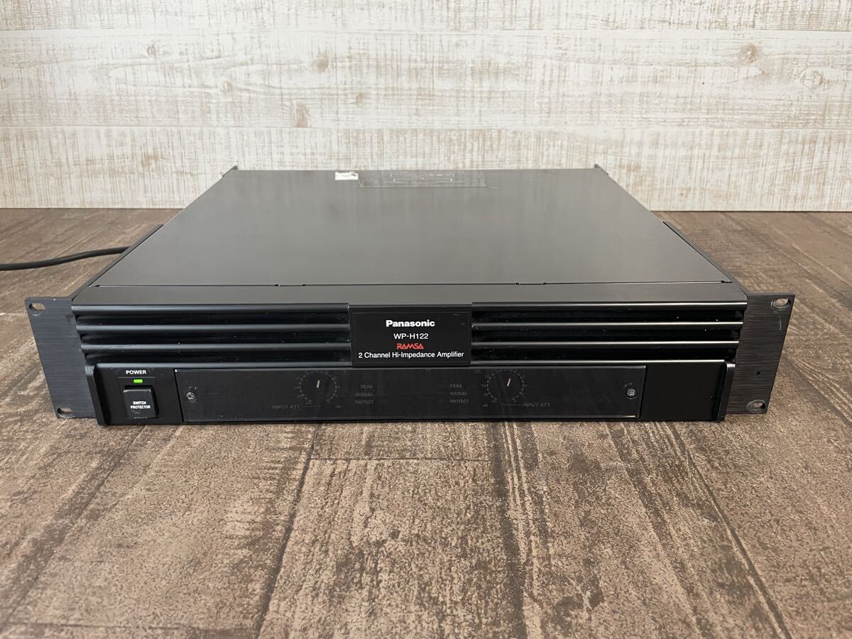 w33 パナソニック ハイパワーアンプ ラジオ付 WA-915 放送アンプの落札