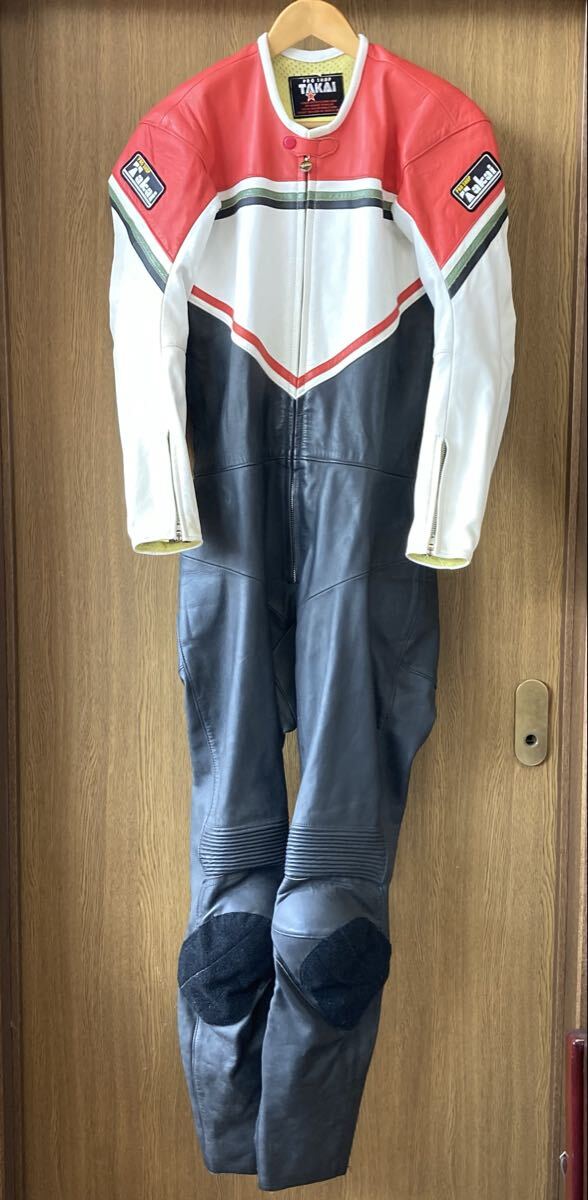 PRO SHOP TAKAI レザー レーシングスーツ レディース Lサイズ Pro Shop TAKAI プロショップタカイ 牛革 本革 レザー 2ピース 革