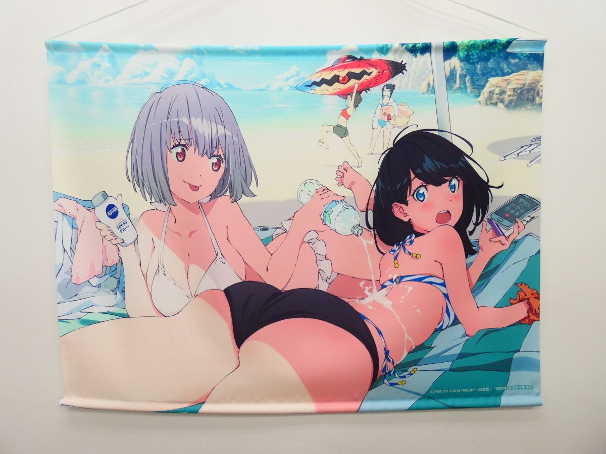 送料無料・美品】SSSS.GRIDMAN 宝多六花 新条アカネ タペストリーの