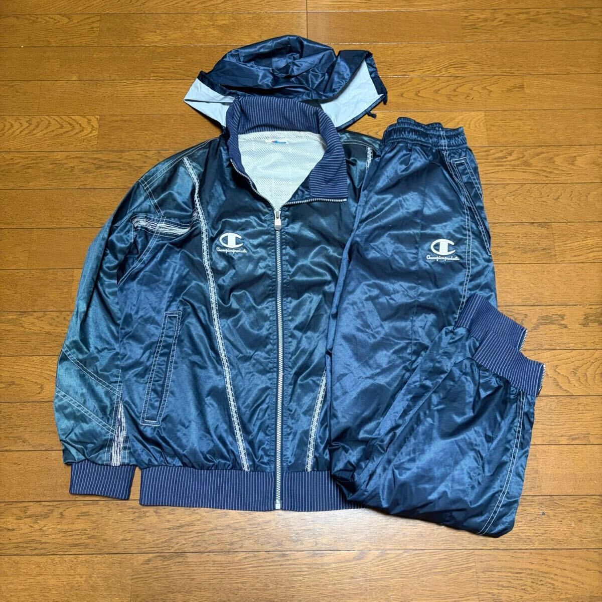 チャンピオン CHAMPION 裏アルミコーティング ナイロン ジャージ