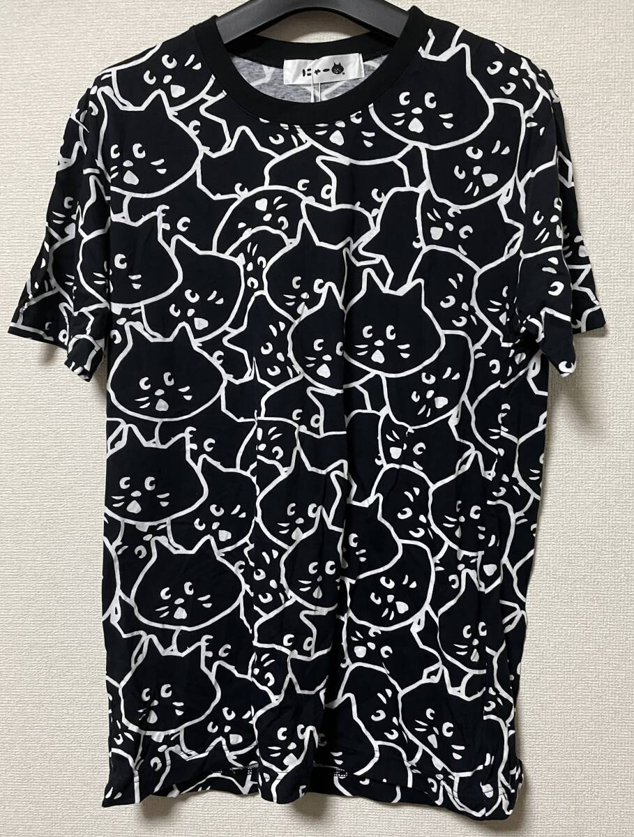 中古】Ne-net ネネット にゃー 魚 鮭 Tシャツ サイズ2 日本製の落札