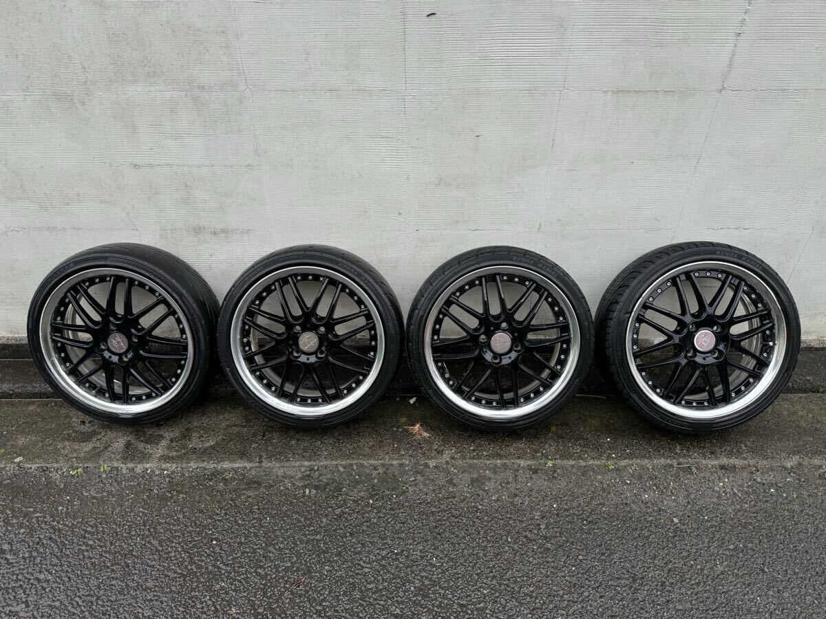中古】WORK ワーク リザルタード メッシュ 17インチ 6J オフセット+38