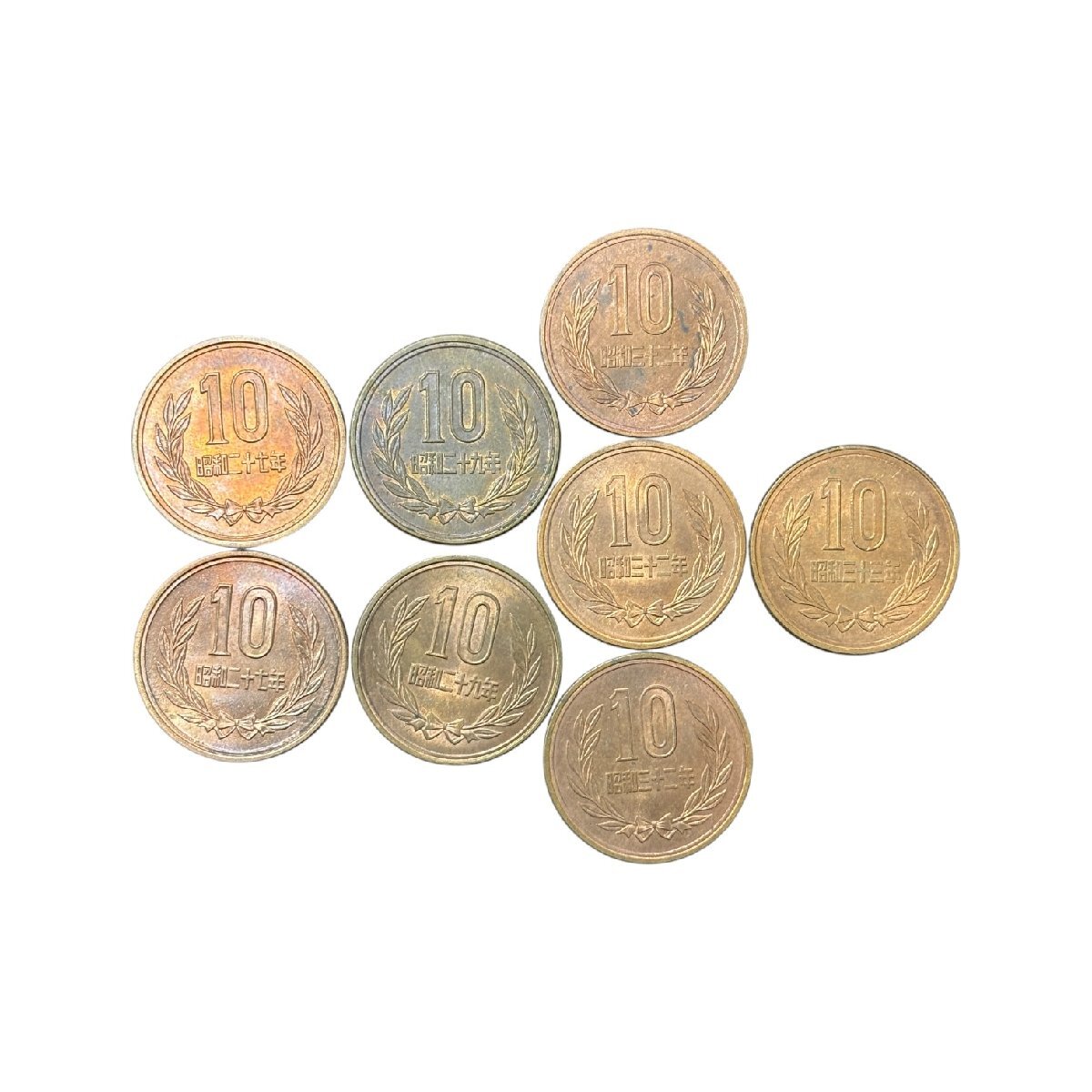 傷や汚れあり】棒金 ロール 十円硬貨 ギザ十 10円硬貨 昭和29年 ギザ10