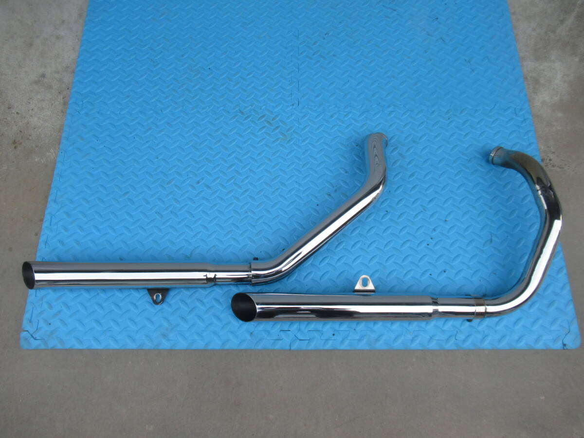 美品】～03年 スポーツスター ドラッグパイプマフラー 1-3/4(約45ミリ