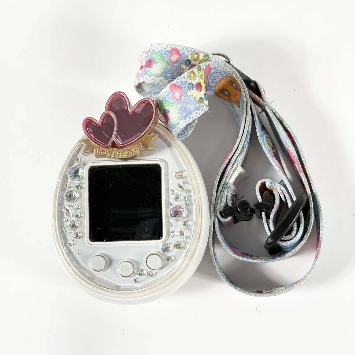 中古】即決！中古品 たまごっちピース P's ブルー たまデコピアス 3種