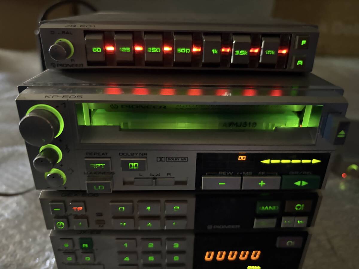 S】当時物 動作品 パイオニア ロンサムカーボーイ KP-919G＋CD-9＋GM-4