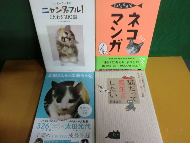 ニャンダフル ことわざ100選 猫だって長生きしたい 太田さんちの工藤ちゃん ネコマンガ ネコ単行本4冊セット の落札情報詳細 ヤフオク落札価格情報 オークフリー スマートフォン版