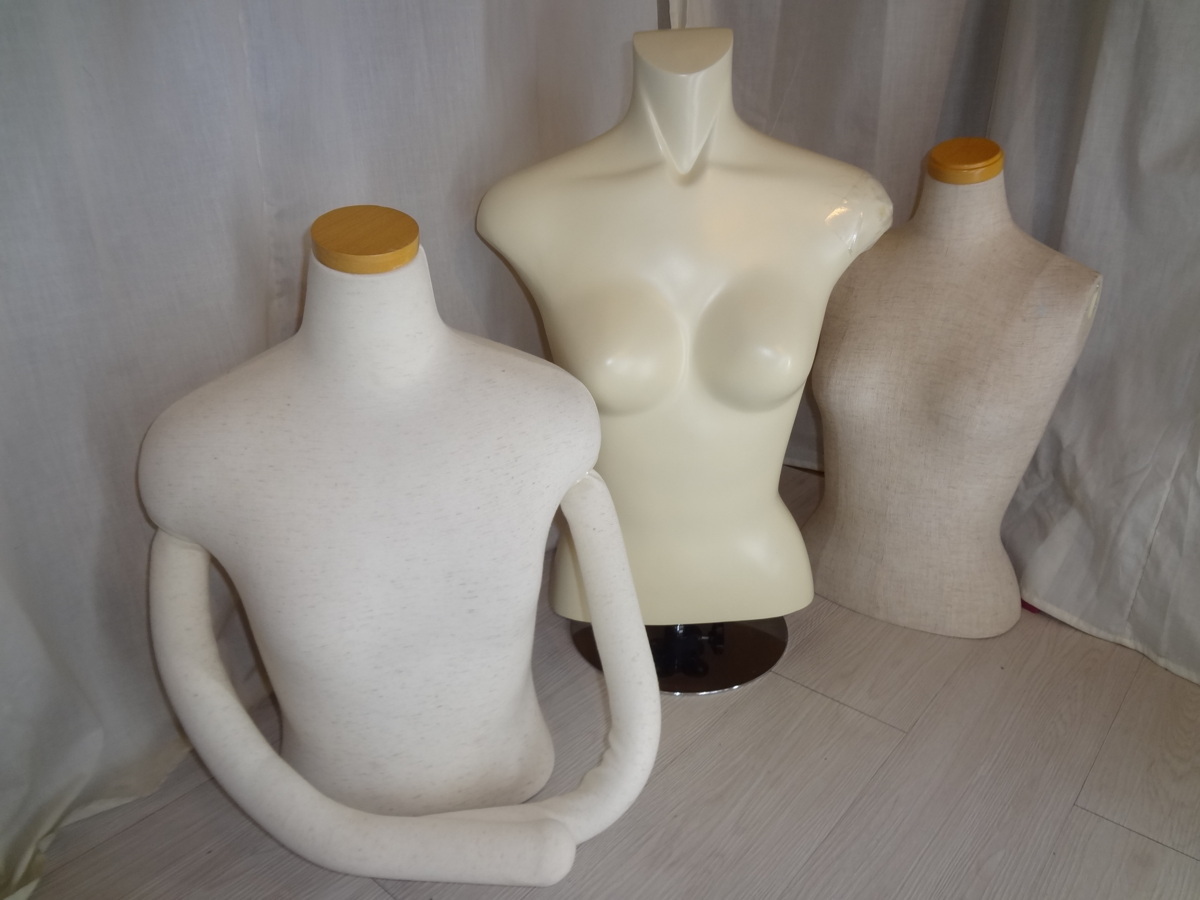 女性用マネキン3体セット