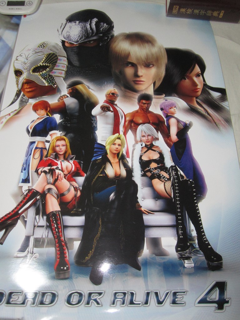 2枚 DEAD OR ALIVE ポスター 霞 かすみ DOA4 DOA ultimate