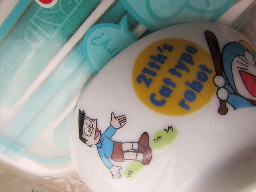 レトロ未使用 ドラえもん茶碗トリオセット箸フォークスプーン 藤子不二雄ランチセット弁当入園準備陶器 の落札情報詳細 ヤフオク落札価格情報 オークフリー スマートフォン版