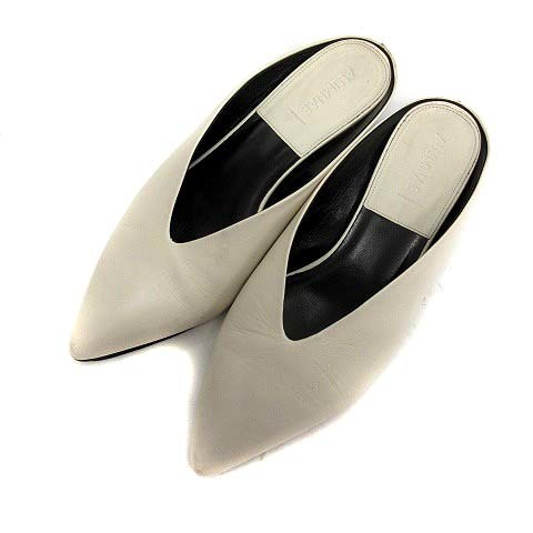 アラムナエ ALUMNAEドゥーズィエムクラス取扱 17AW POINTY LOW HEEL  