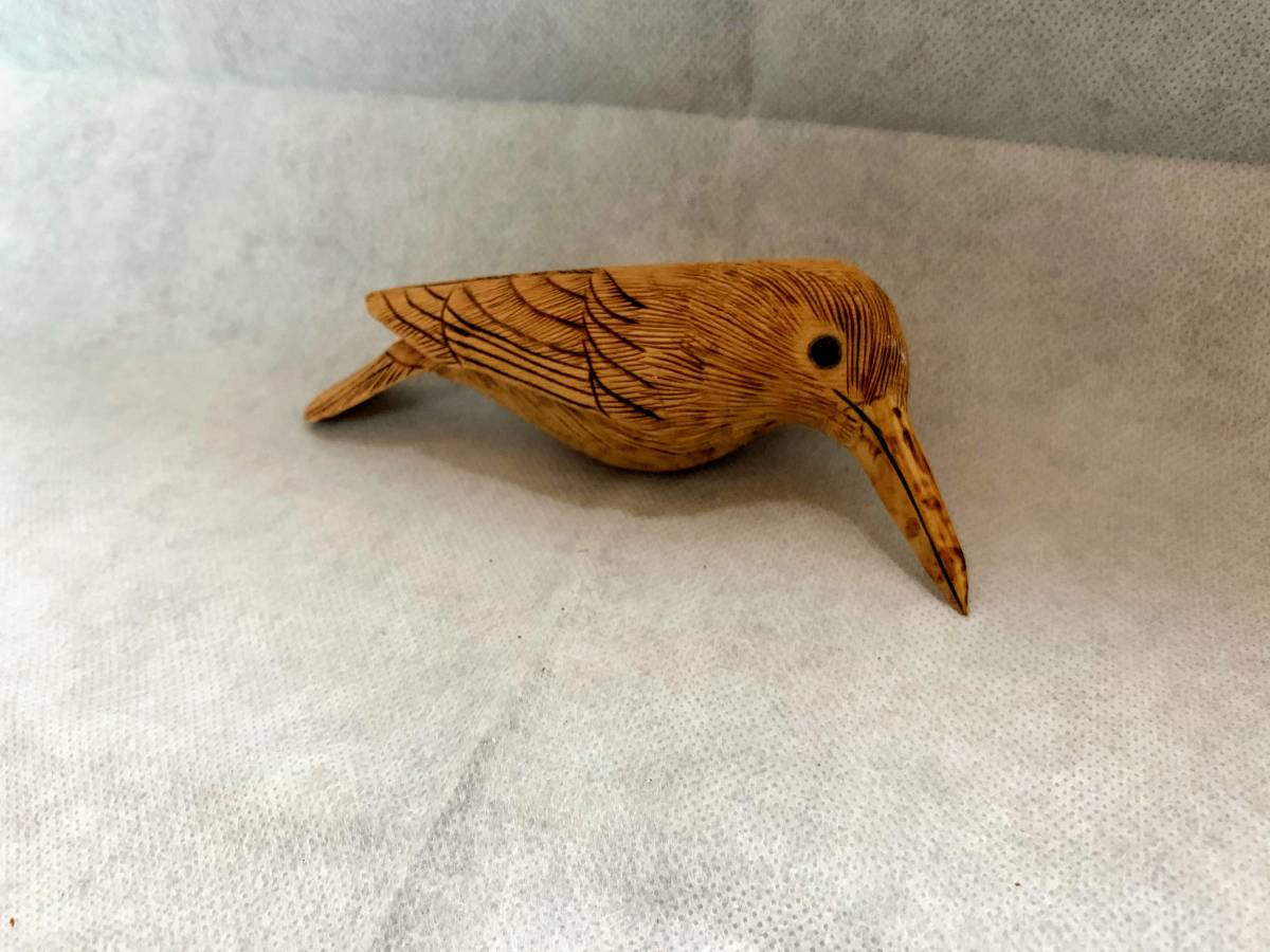 リクエスト品　カワセミ 　バードカービング 木彫りの野鳥　野鳥彫刻 Amazon.co.jp: 渓流の宝石 カワセミ 木彫りの野鳥 バード