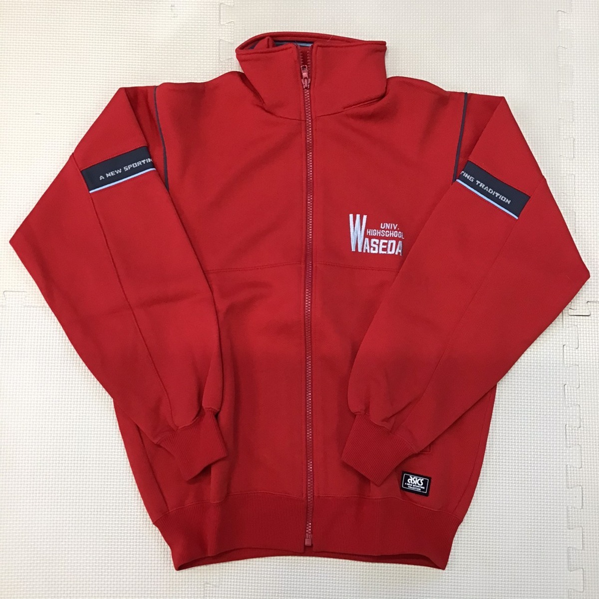 KJ-27 (中古) 東京 早稲田大学高等学院 長袖 トレシャツ 1枚