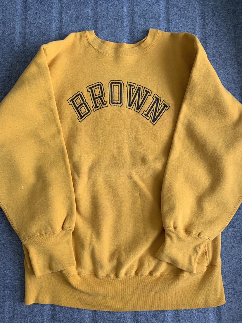 w*a様 極上ミント BROWN ブラウン 80s チャンピオン リバースウィー 極上品 80s チャンピオン チャンピオンリバースウィーブ Champion USA