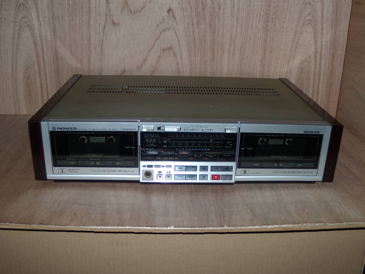 Pioneer ダブルカセットデッキ　T-9090WR Pioneer T-9090WR ステレオカセットデッキ パイオニア -a837